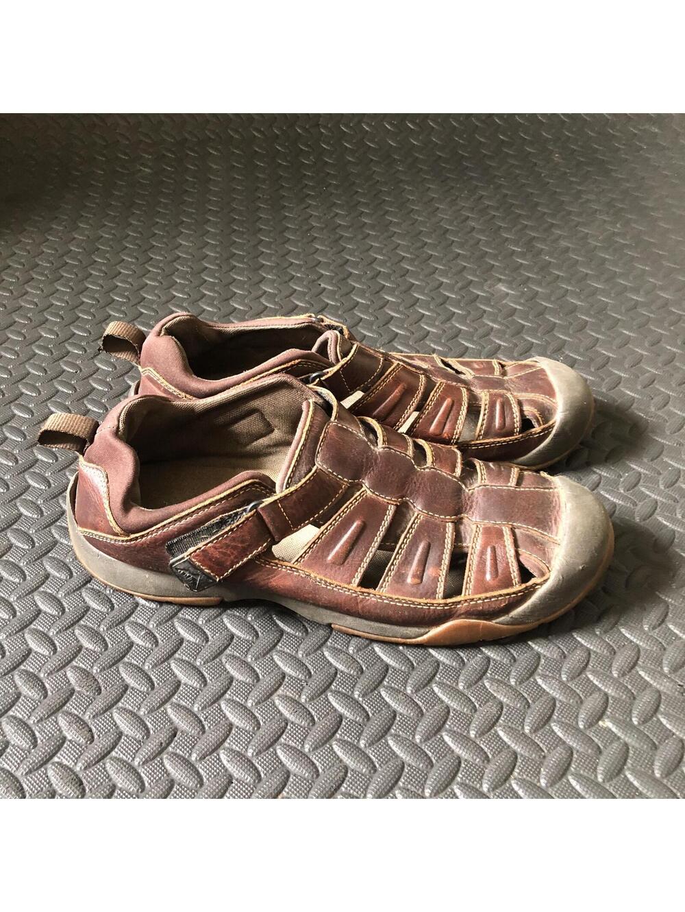 Rockport XCS Brown Leather Outdoor Sandal Shoes 11.5